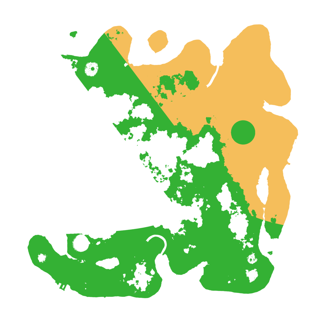 Biome Rust Map: Procedural Map, Size: 3500, Seed: 906645121