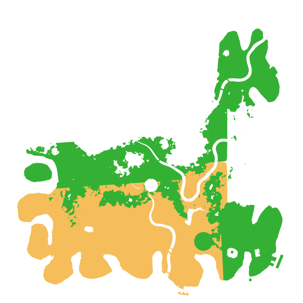 Biome Rust Map: Procedural Map, Size: 4300, Seed: 737354417