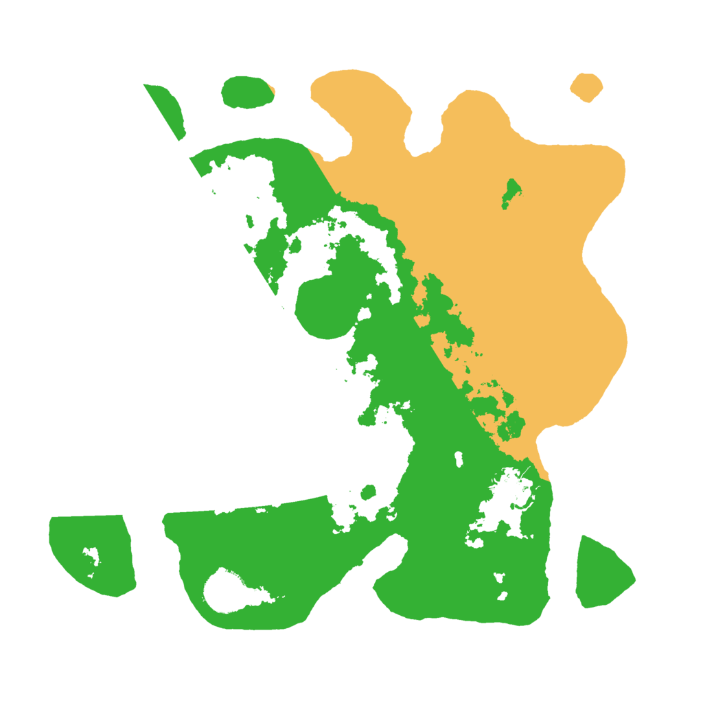 Biome Rust Map: Barren, Size: 3000, Seed: 19946