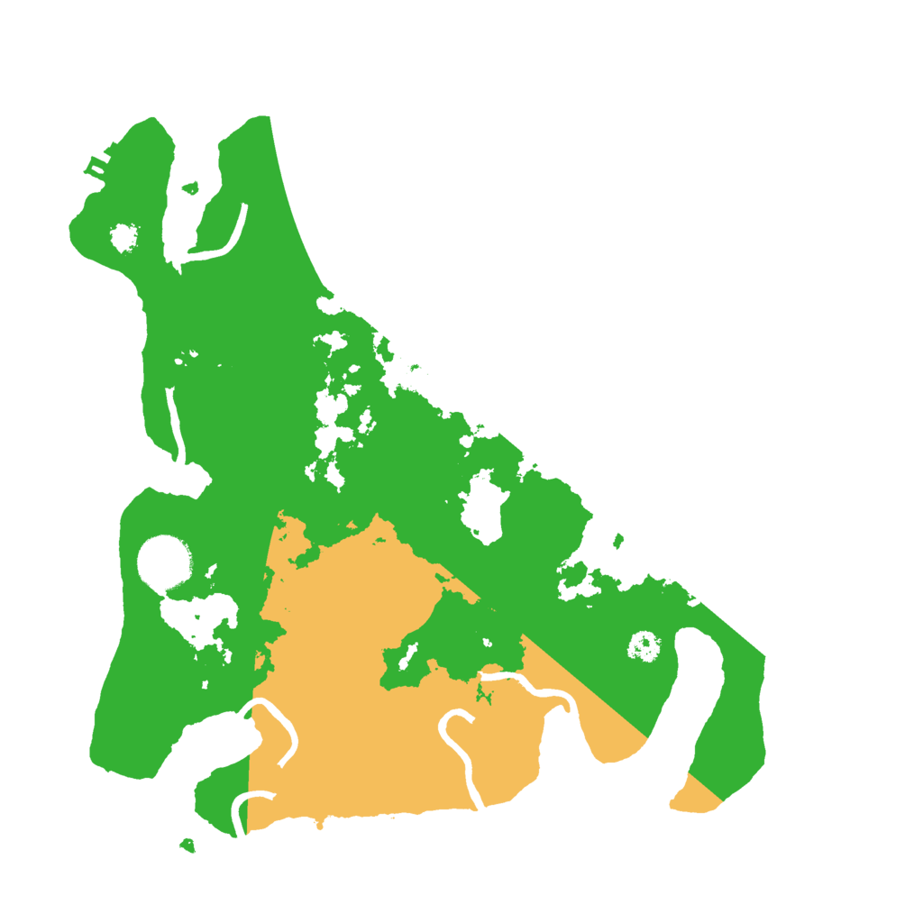 Biome Rust Map: Procedural Map, Size: 3000, Seed: 2449660