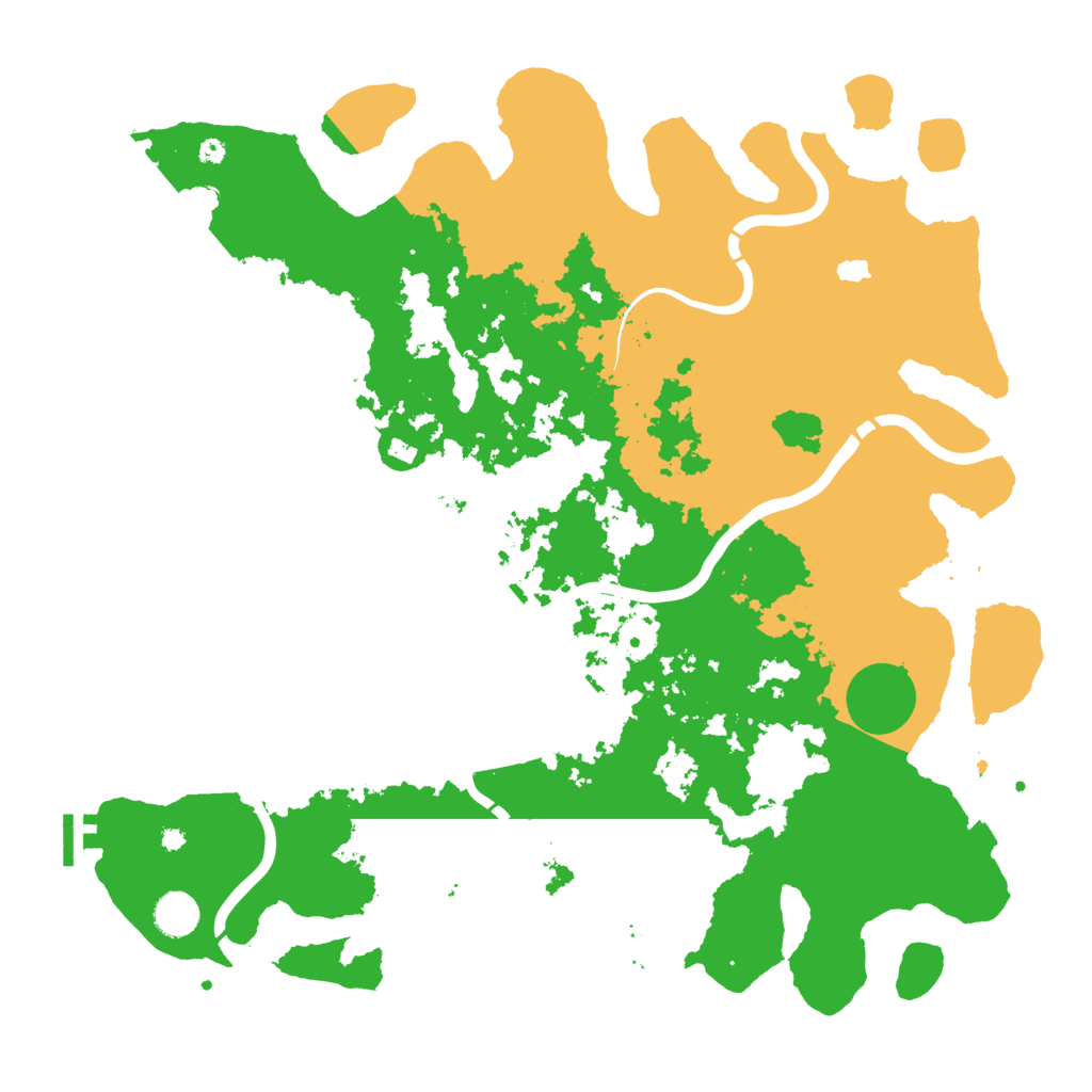 Biome Rust Map: Procedural Map, Size: 4250, Seed: 851654322