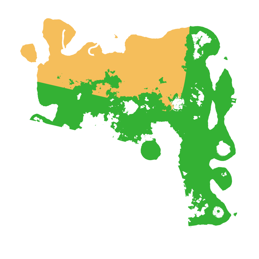 Biome Rust Map: Procedural Map, Size: 3550, Seed: 66236