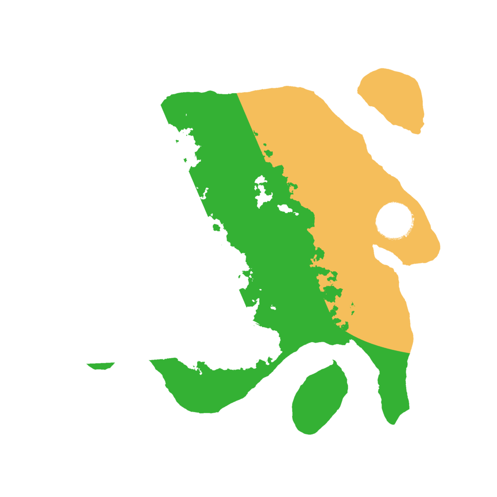 Biome Rust Map: Barren, Size: 2400, Seed: 4206