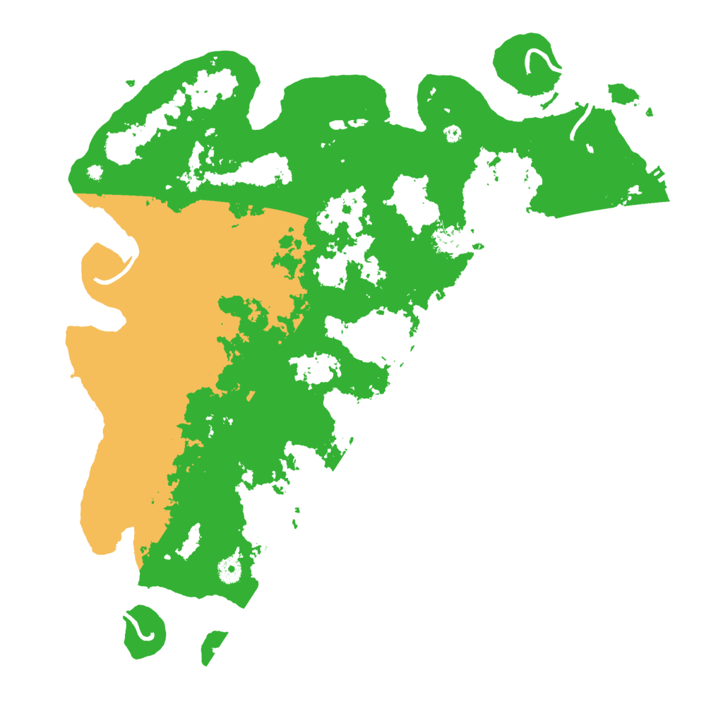 Biome Rust Map: Procedural Map, Size: 4300, Seed: 44