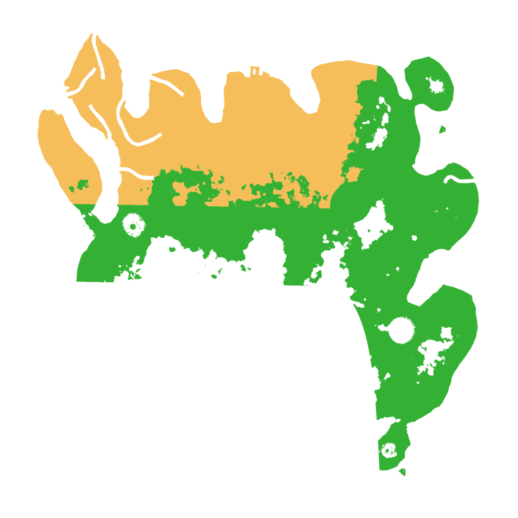 Biome Rust Map: Procedural Map, Size: 3500, Seed: 23955676