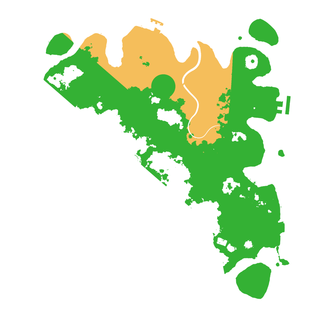 Biome Rust Map: Procedural Map, Size: 3500, Seed: 904901102
