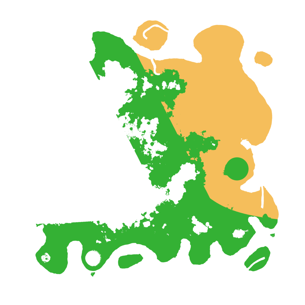 Biome Rust Map: Procedural Map, Size: 3500, Seed: 65593732