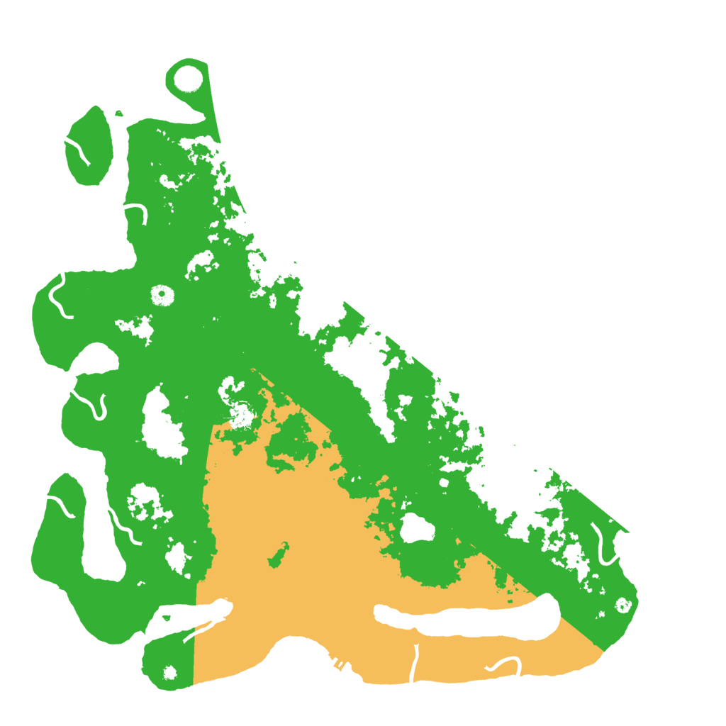 Biome Rust Map: Procedural Map, Size: 4800, Seed: 1301122861