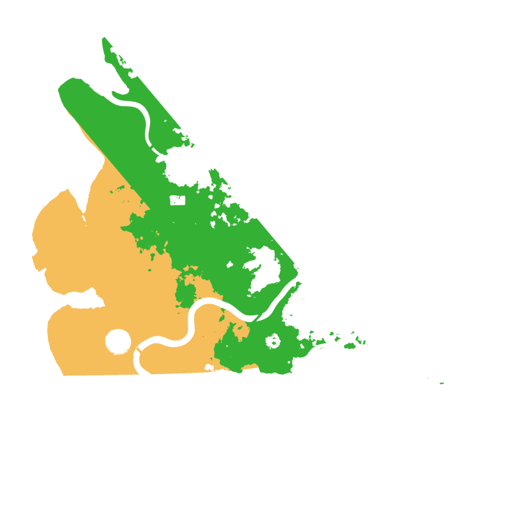 Biome Rust Map: Procedural Map, Size: 3500, Seed: 70128557