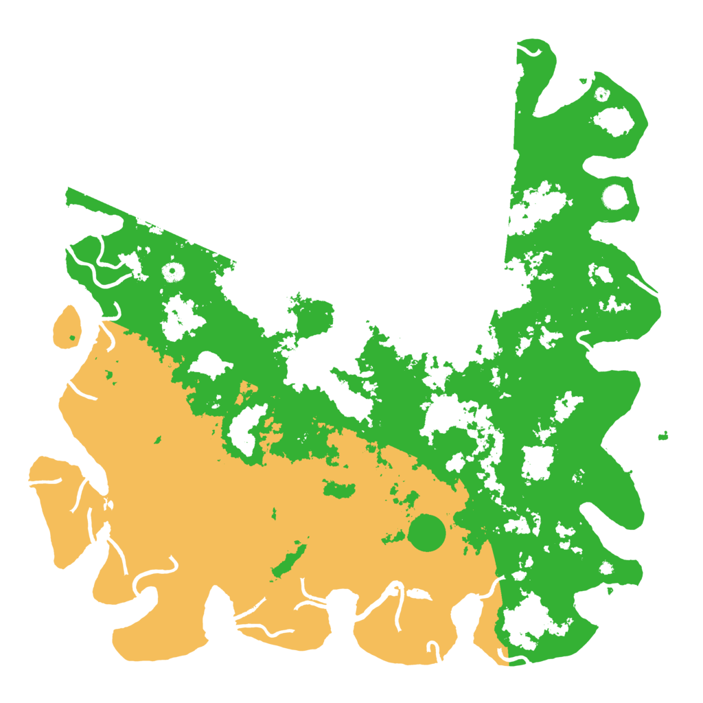 Biome Rust Map: Procedural Map, Size: 5000, Seed: 101549400
