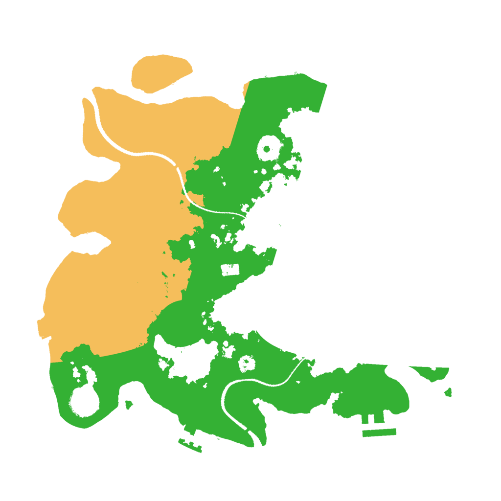 Biome Rust Map: Procedural Map, Size: 3000, Seed: 549781
