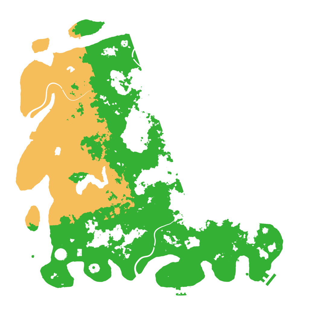 Biome Rust Map: Procedural Map, Size: 4500, Seed: 6942003