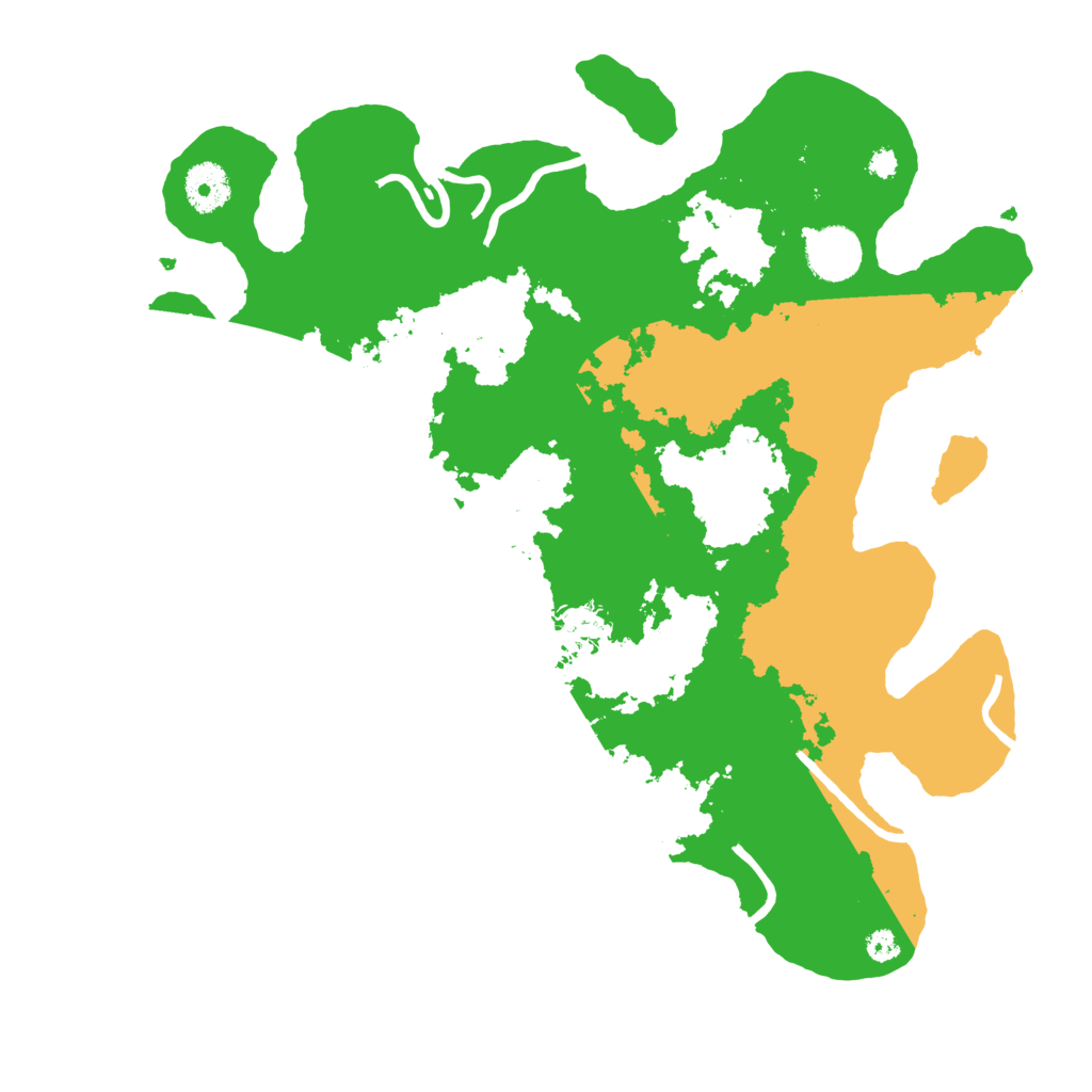 Biome Rust Map: Procedural Map, Size: 3500, Seed: 67231050