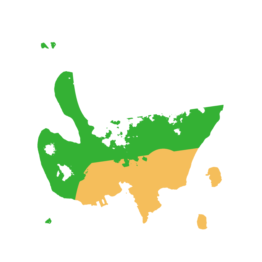 Biome Rust Map: Procedural Map, Size: 2200, Seed: 100816