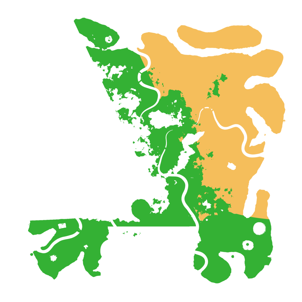 Biome Rust Map: Procedural Map, Size: 4250, Seed: 26589