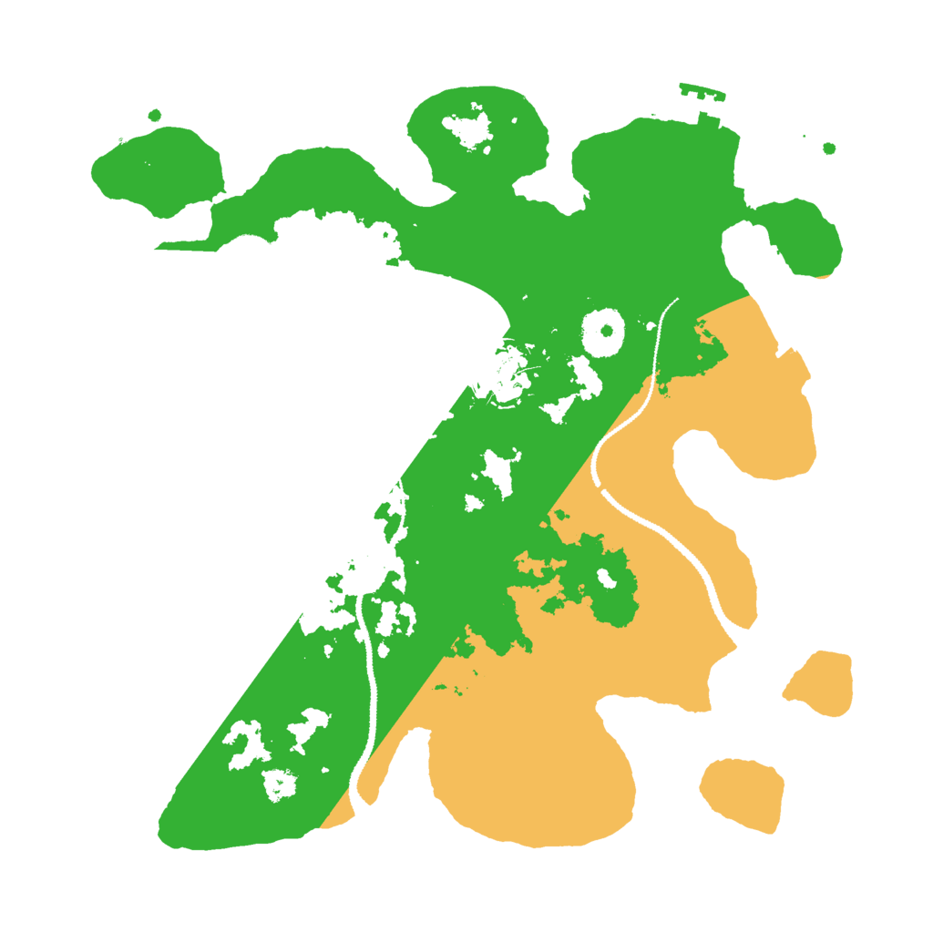 Biome Rust Map: Procedural Map, Size: 3000, Seed: 1878828104