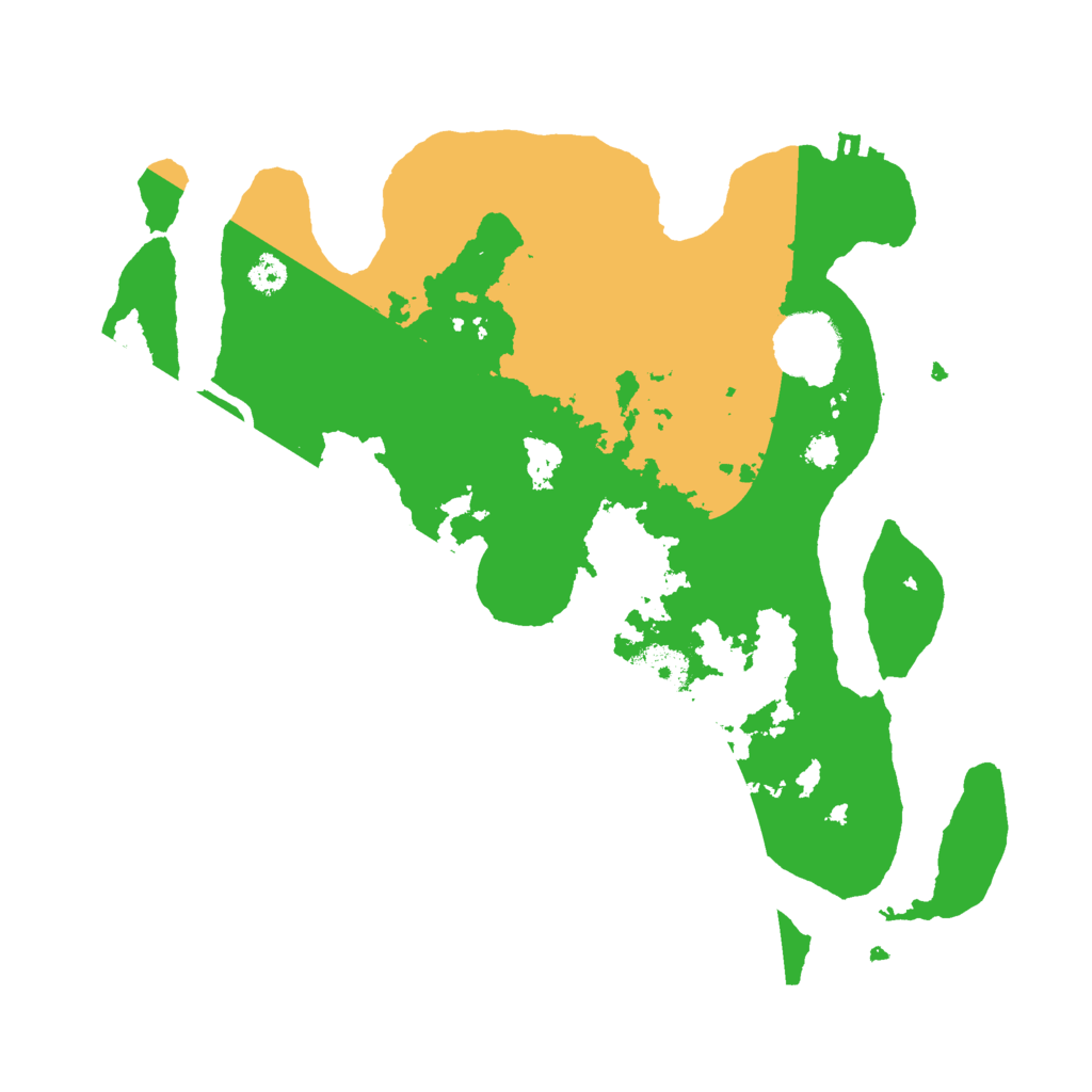 Biome Rust Map: Procedural Map, Size: 3000, Seed: 2449662
