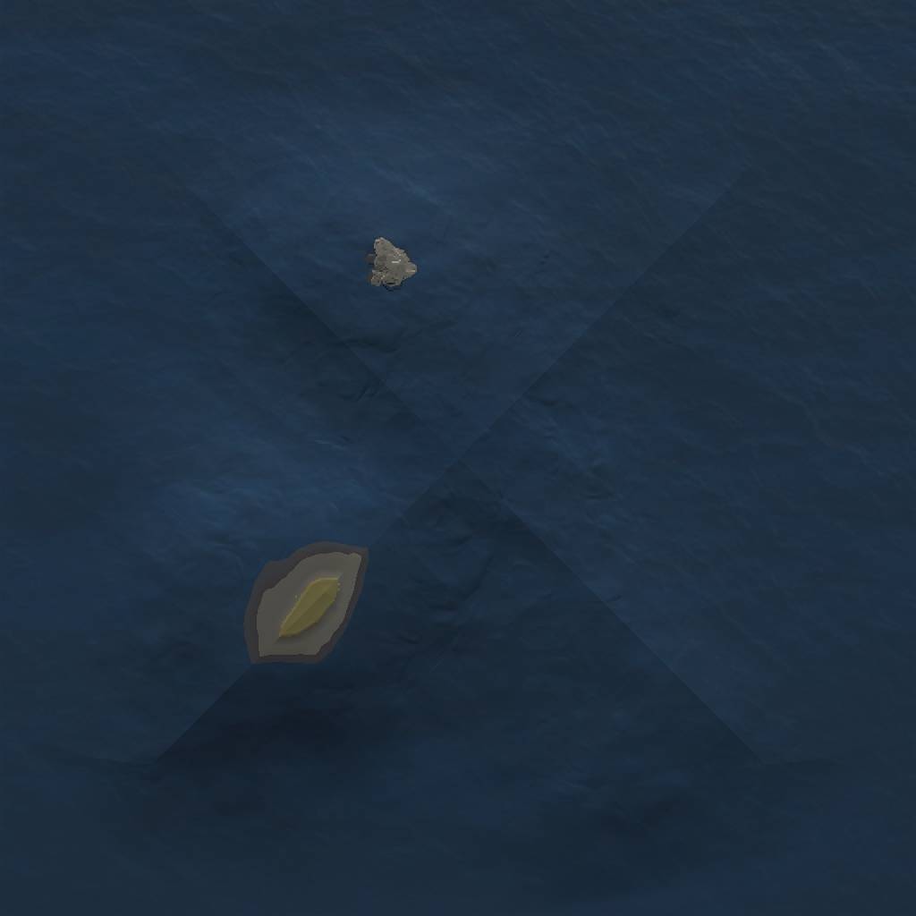 Rust Map: Procedural Map, Size: 1000, Seed: 991782178, 3 Monuments