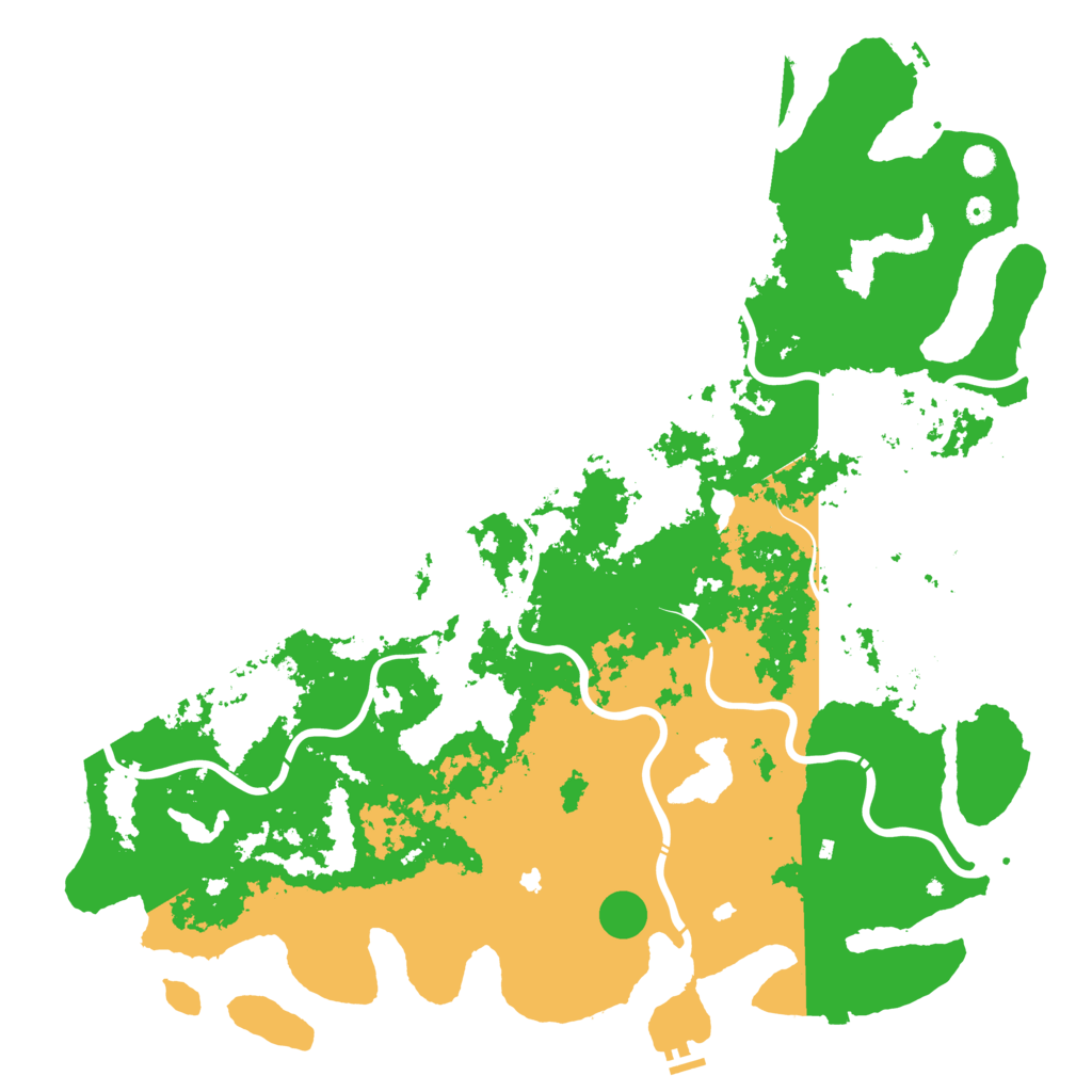 Biome Rust Map: Procedural Map, Size: 6000, Seed: 11112022