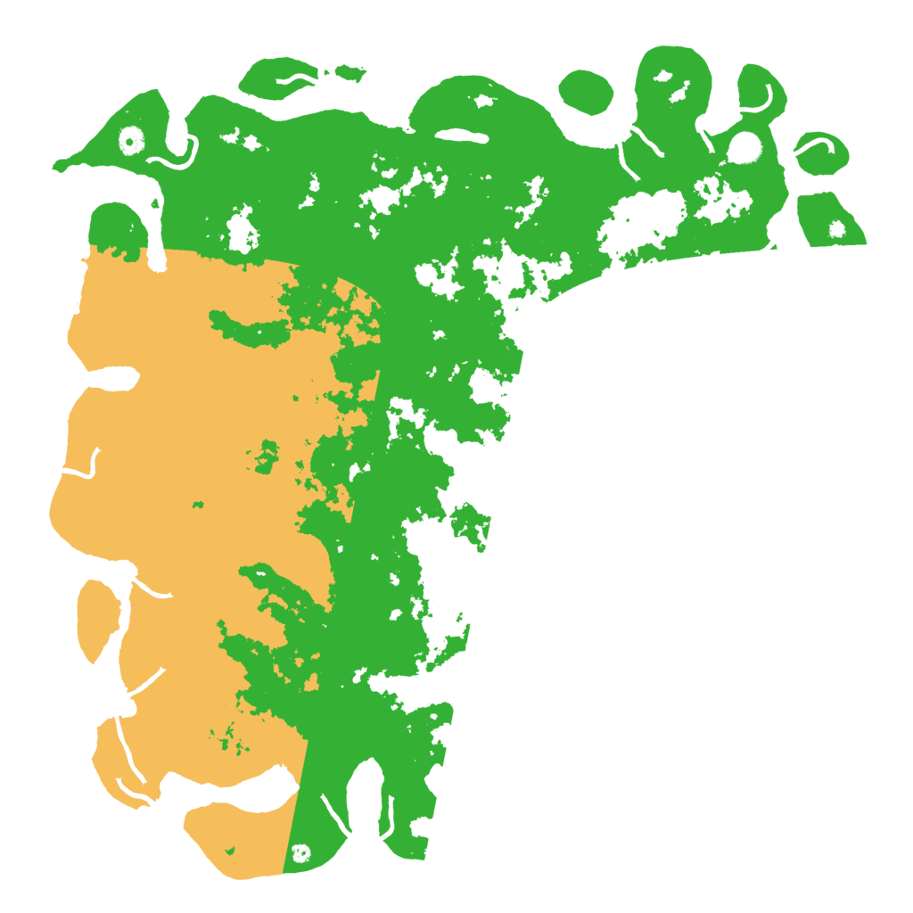 Biome Rust Map: Procedural Map, Size: 5000, Seed: 111150892
