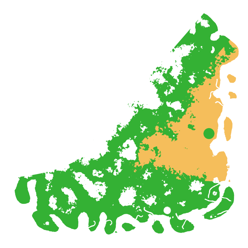 Biome Rust Map: Procedural Map, Size: 6000, Seed: 1501696882