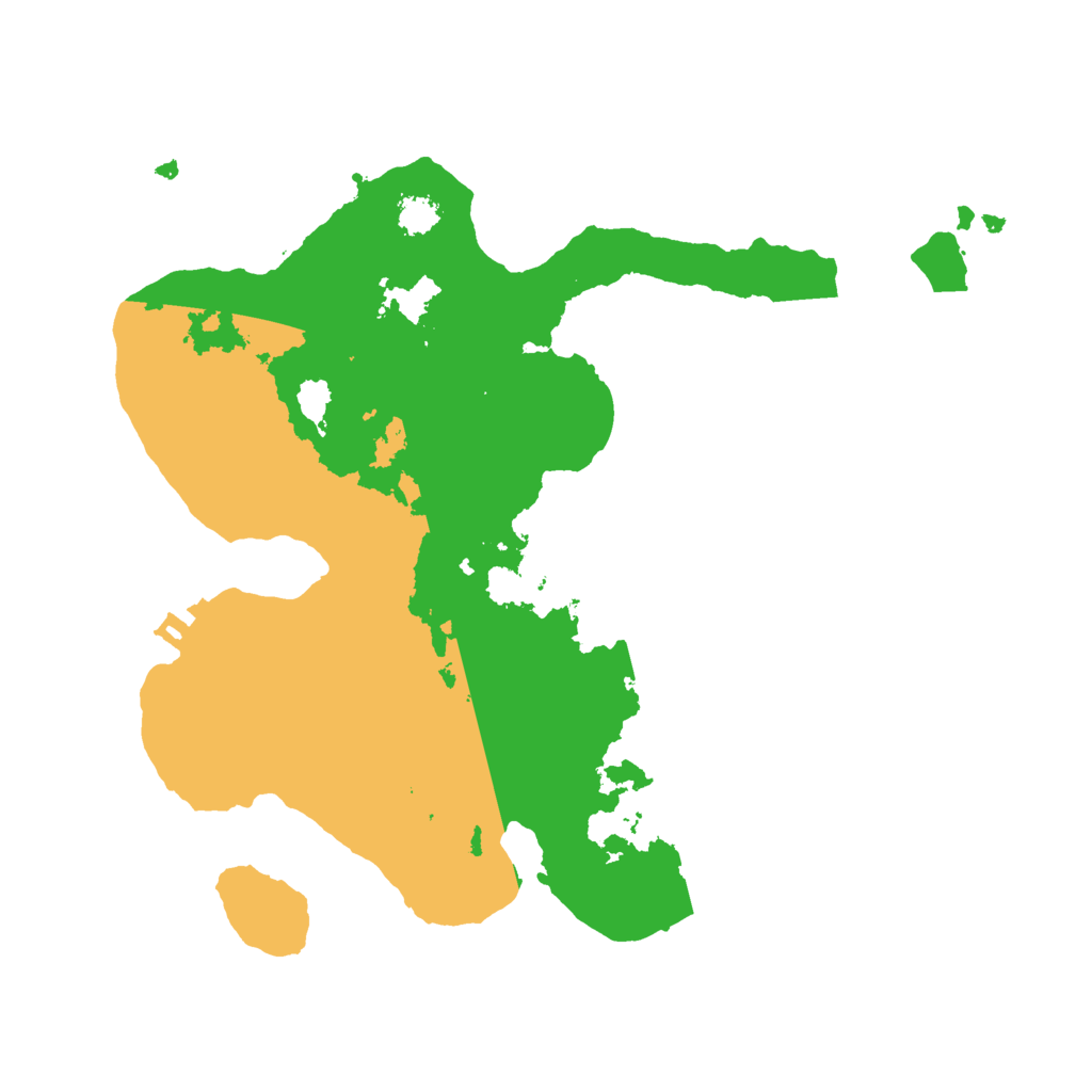 Biome Rust Map: Procedural Map, Size: 2500, Seed: 298167