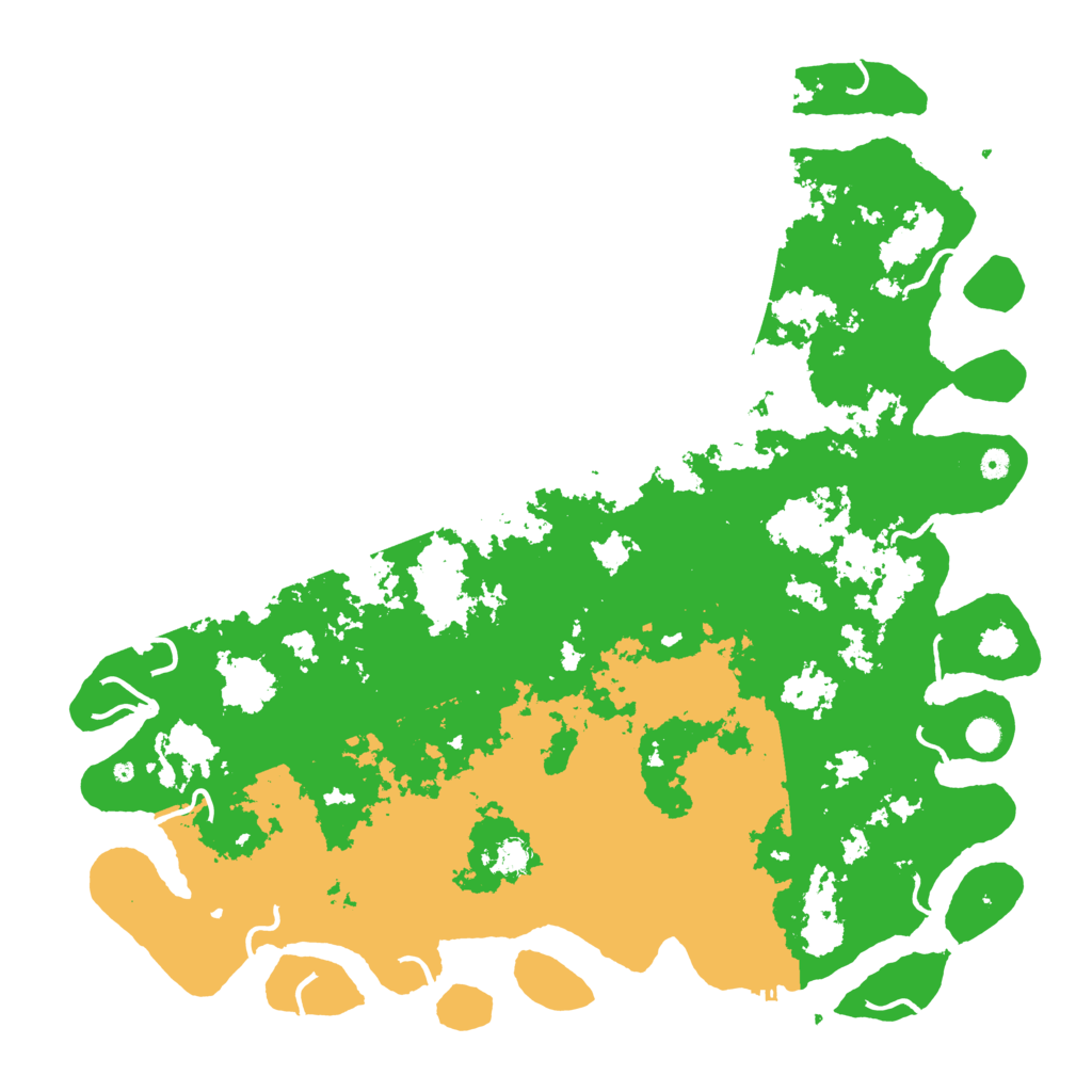 Biome Rust Map: Procedural Map, Size: 5500, Seed: 860308