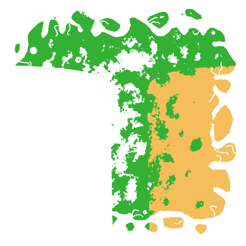 Biome Rust Map: Procedural Map, Size: 6000, Seed: 91023061