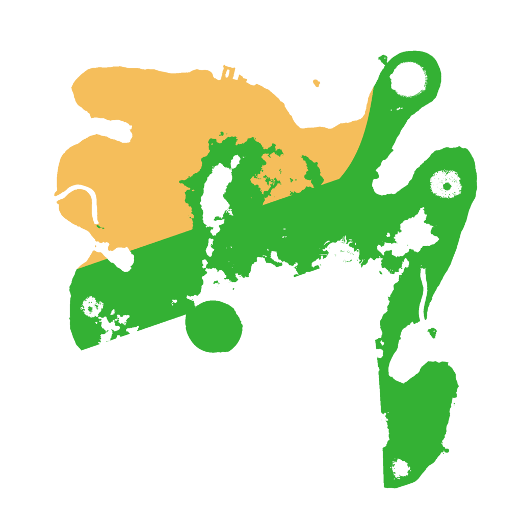 Biome Rust Map: Procedural Map, Size: 2650, Seed: 142414