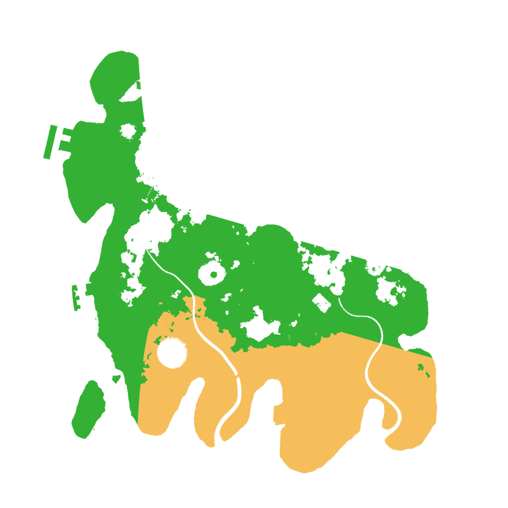 Biome Rust Map: Procedural Map, Size: 3000, Seed: 26479