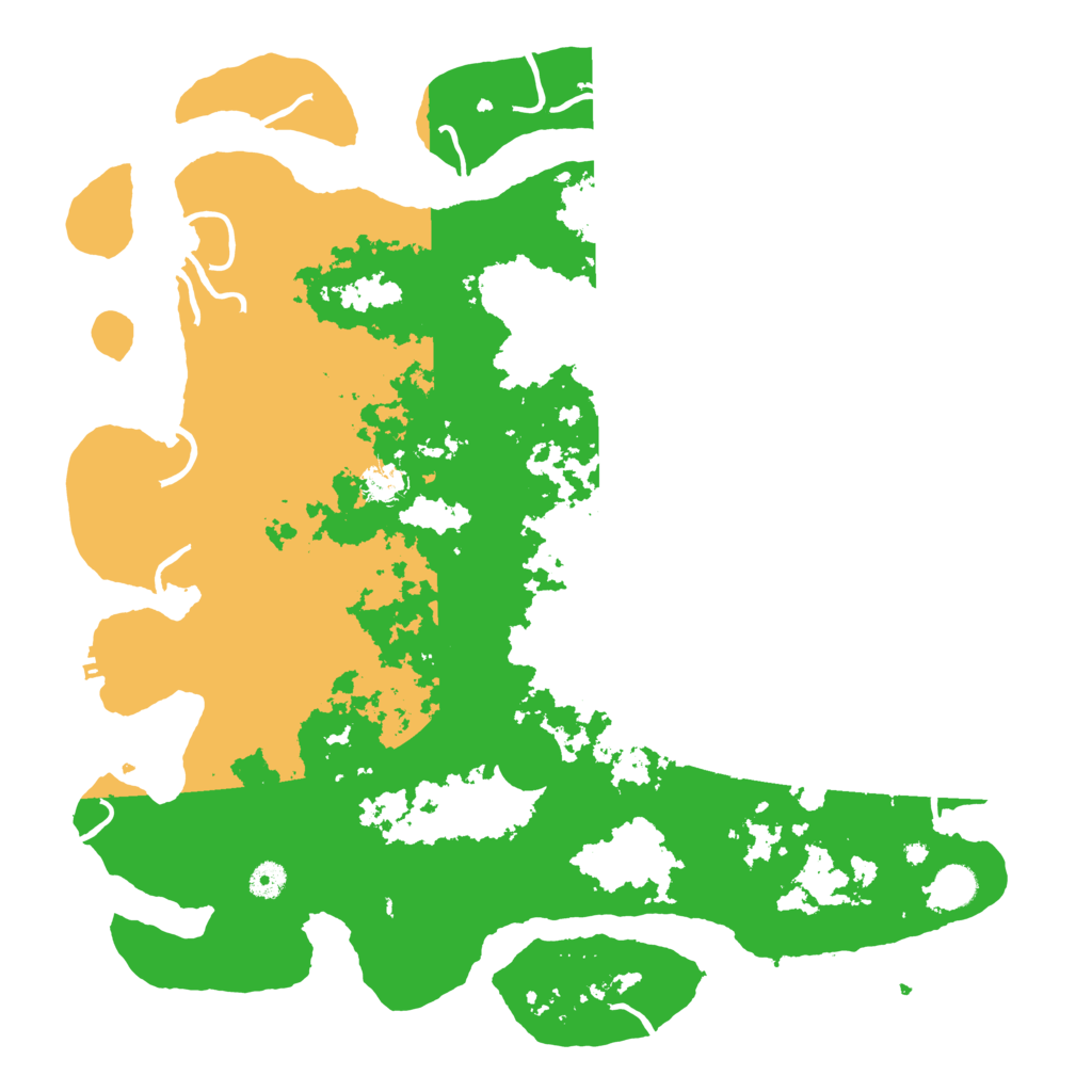 Biome Rust Map: Procedural Map, Size: 4500, Seed: 1243946476