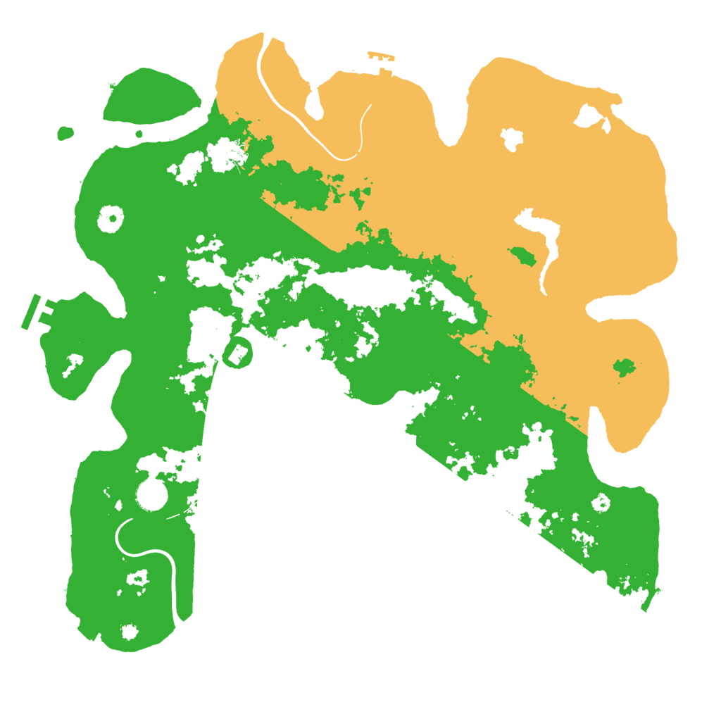 Biome Rust Map: Procedural Map, Size: 4000, Seed: 312752