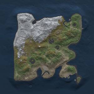 Thumbnail Rust Map: Procedural Map, Size: 2500, Seed: 420420, 11 Monuments