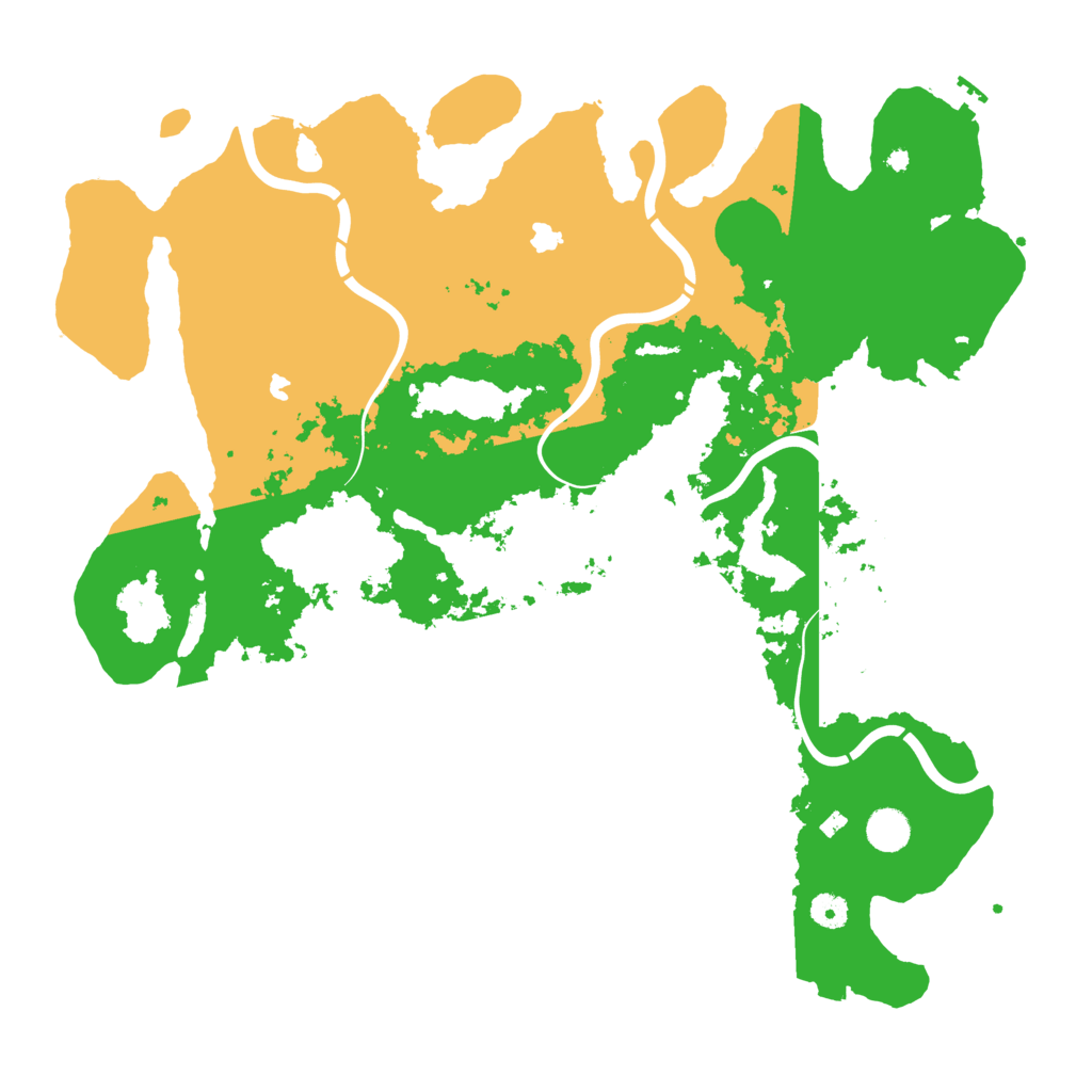 Biome Rust Map: Procedural Map, Size: 4500, Seed: 20221103