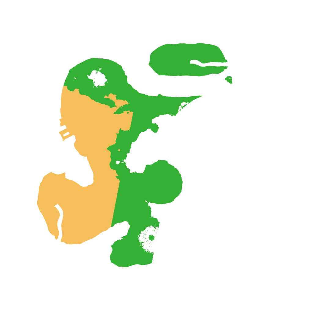 Biome Rust Map: Procedural Map, Size: 2000, Seed: 134200