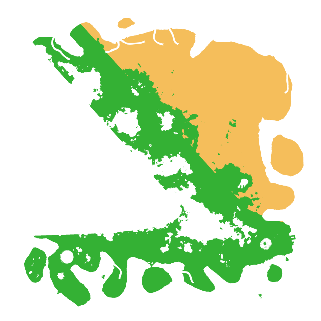 Biome Rust Map: Procedural Map, Size: 4300, Seed: 77439