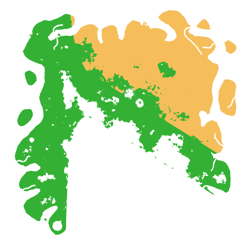 Biome Rust Map: Procedural Map, Size: 4501, Seed: 1755841447