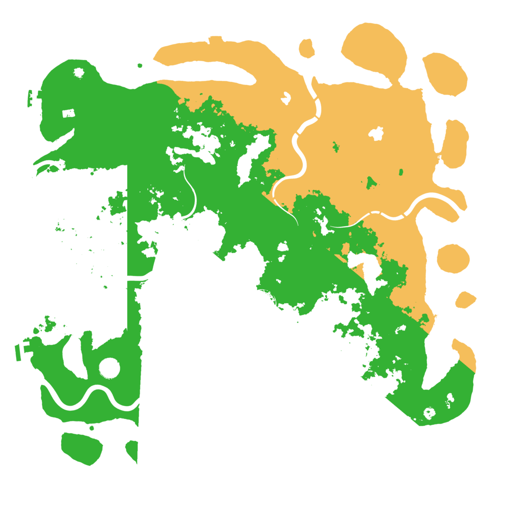 Biome Rust Map: Procedural Map, Size: 4500, Seed: 449061797