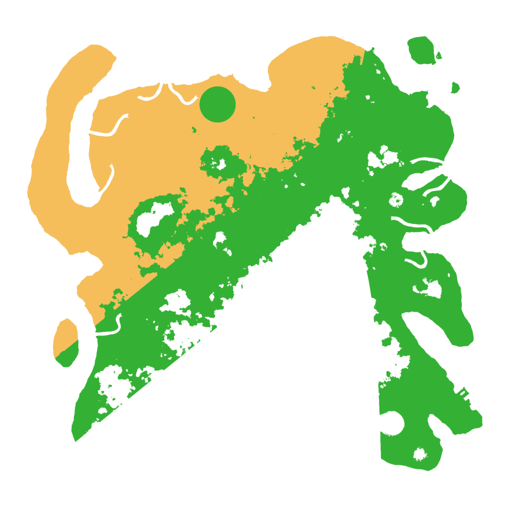 Biome Rust Map: Procedural Map, Size: 3800, Seed: 1357679