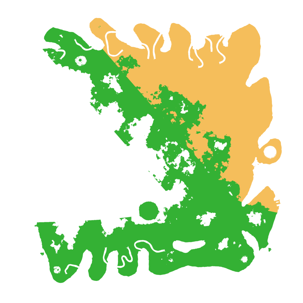 Biome Rust Map: Procedural Map, Size: 4300, Seed: 76