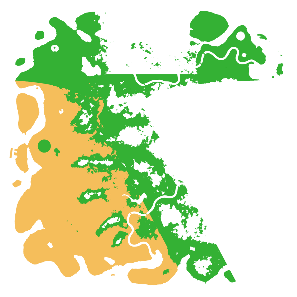 Biome Rust Map: Procedural Map, Size: 6000, Seed: 25212823