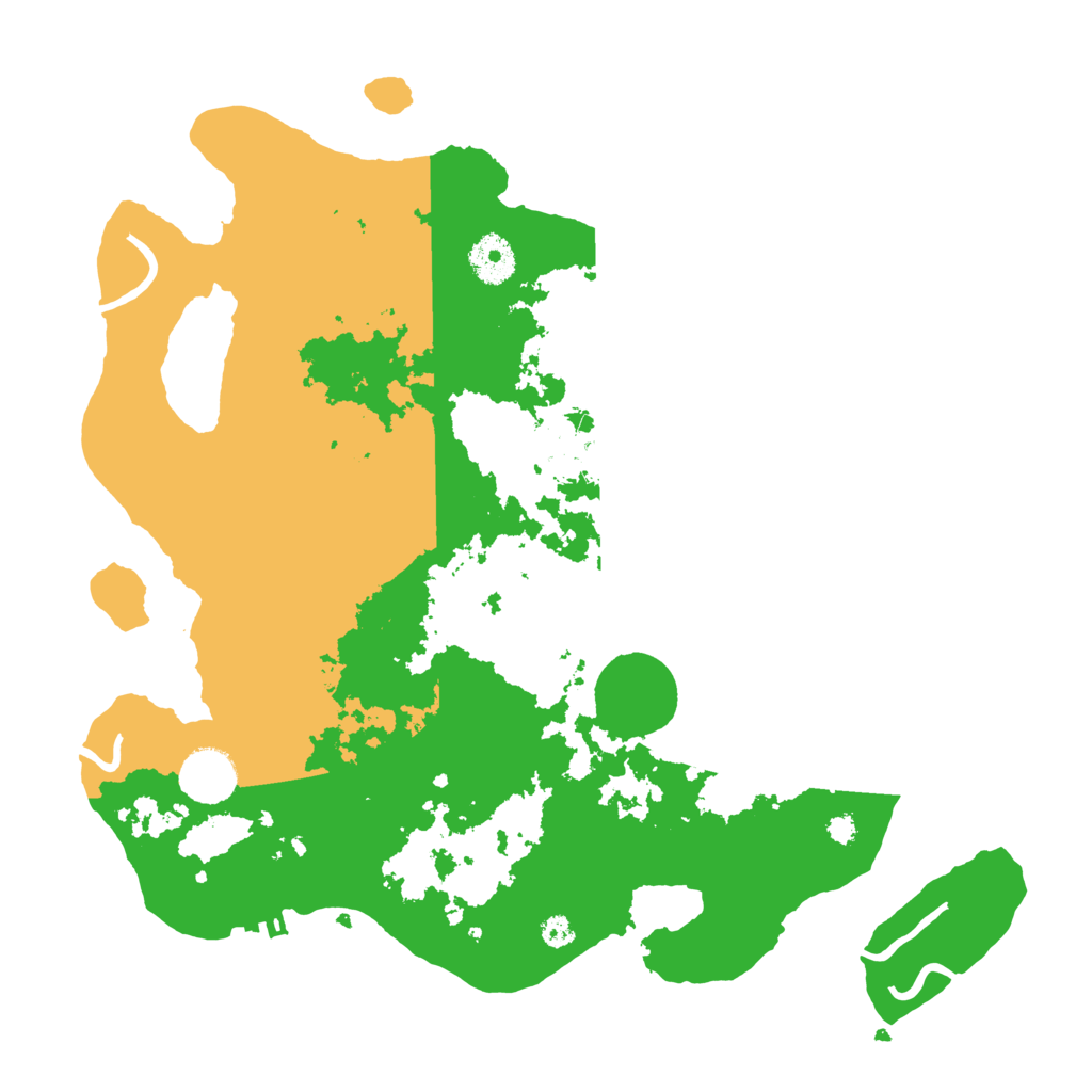 Biome Rust Map: Procedural Map, Size: 3500, Seed: 18016333