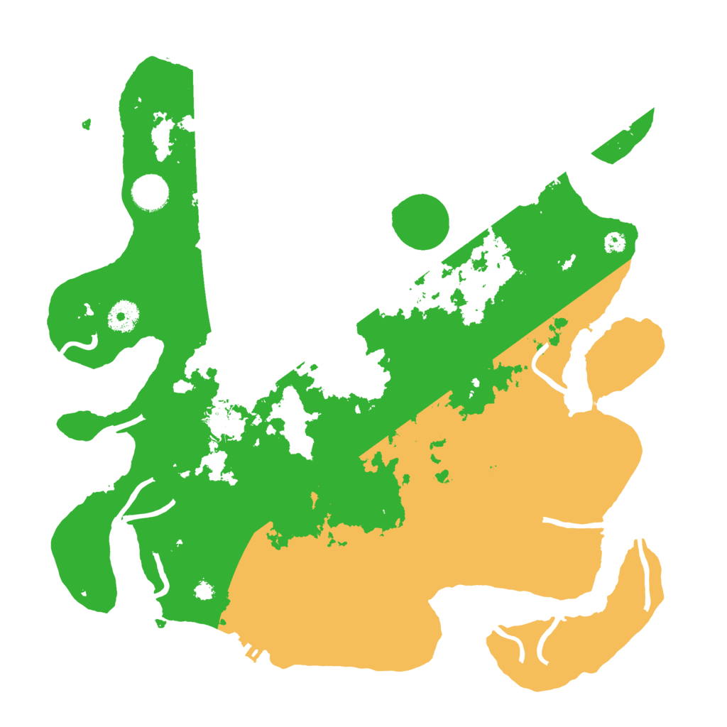 Biome Rust Map: Procedural Map, Size: 3500, Seed: 94778762