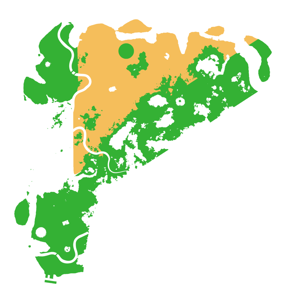 Biome Rust Map: Procedural Map, Size: 5000, Seed: 585959