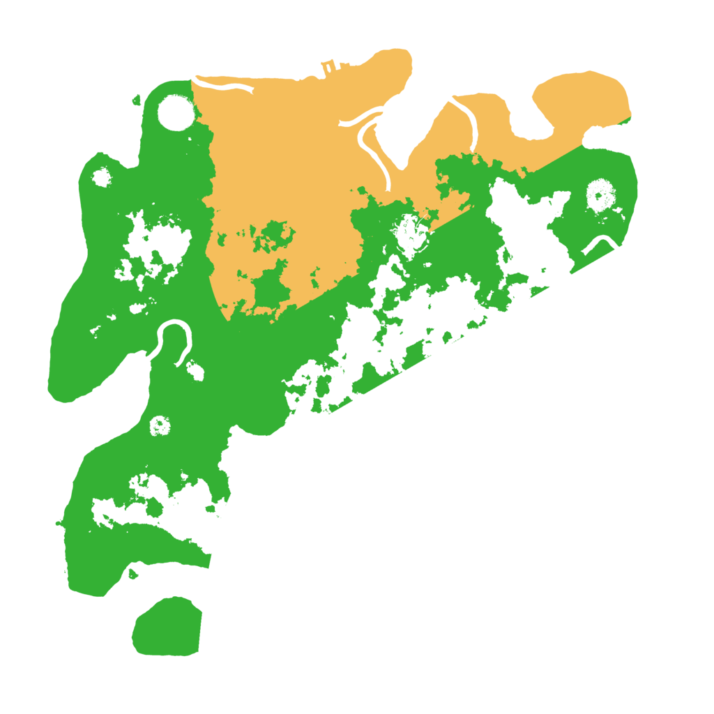 Biome Rust Map: Procedural Map, Size: 3500, Seed: 986143596