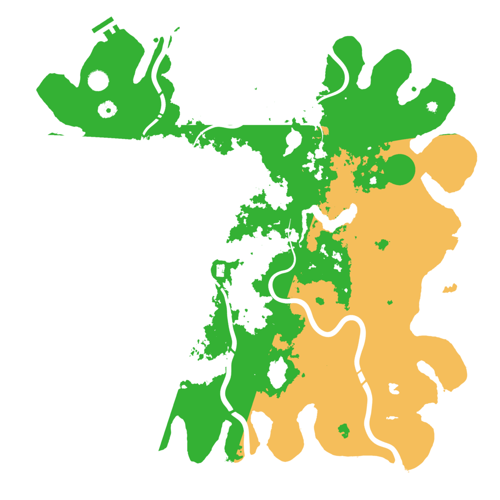 Biome Rust Map: Procedural Map, Size: 4250, Seed: 1852374730