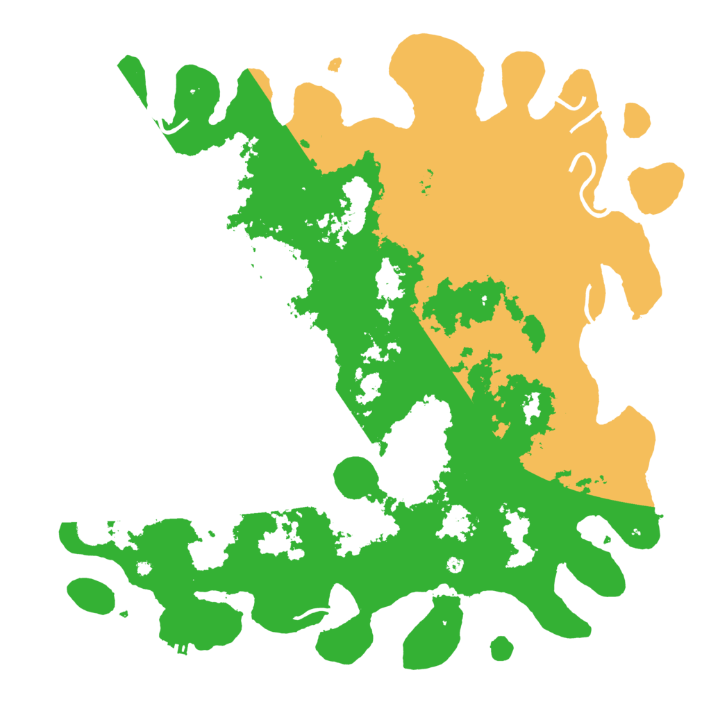 Biome Rust Map: Procedural Map, Size: 4500, Seed: 724545