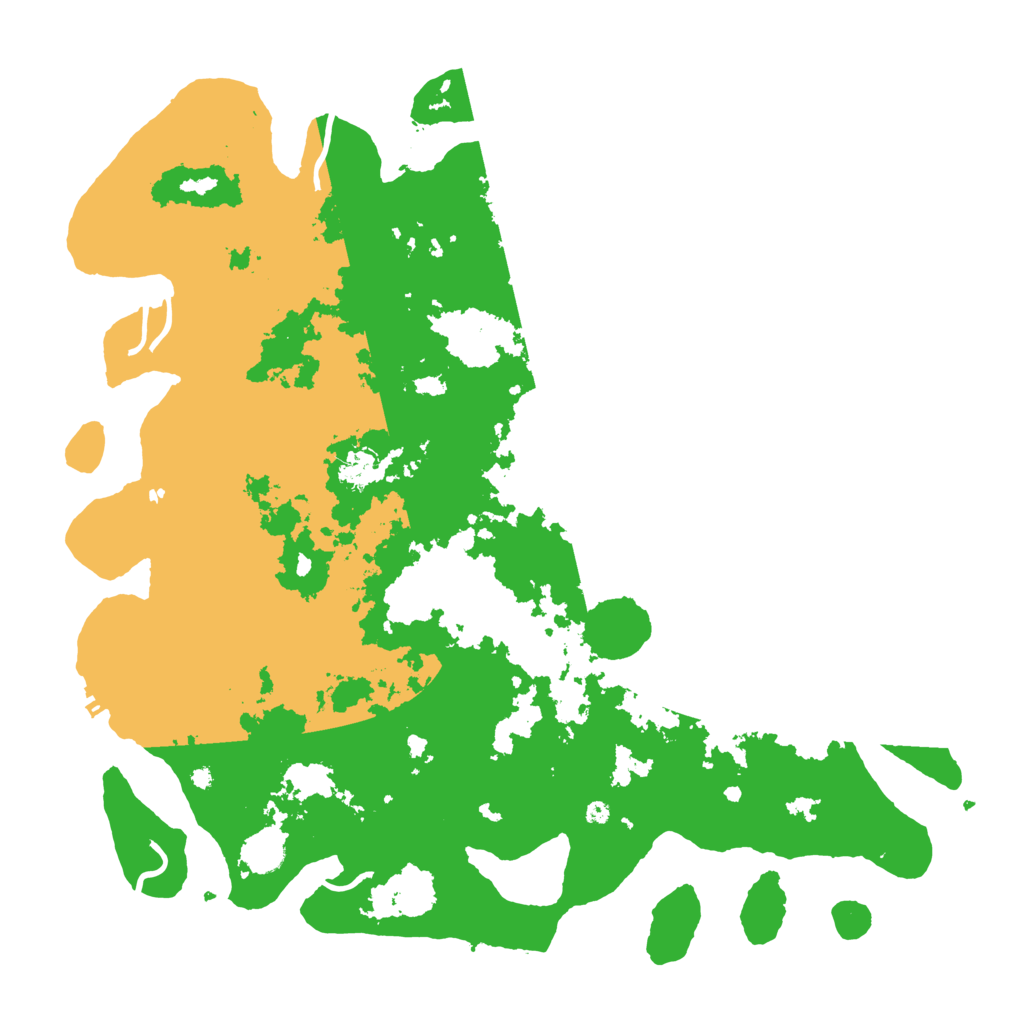 Biome Rust Map: Procedural Map, Size: 4500, Seed: 1999215803