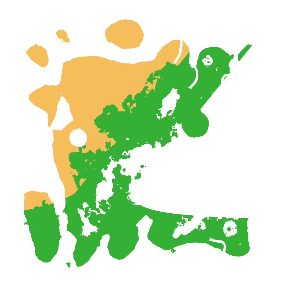 Biome Rust Map: Procedural Map, Size: 3000, Seed: 29175