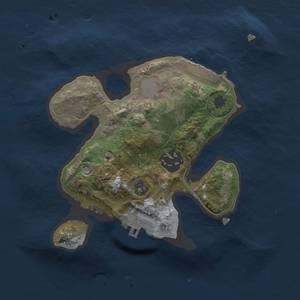 Thumbnail Rust Map: Procedural Map, Size: 2000, Seed: 458756, 8 Monuments